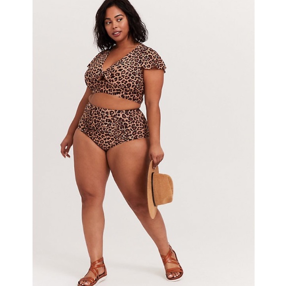 torrid leopard bikini